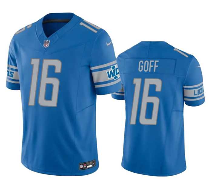 Men & Women & Youth Detroit Lions #16 Jared Goff Blue 2023 F.U.S.E. Vapor Untouchable Limited Stitched Jersey->detroit lions->NFL Jersey